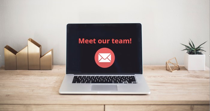meet our team email template