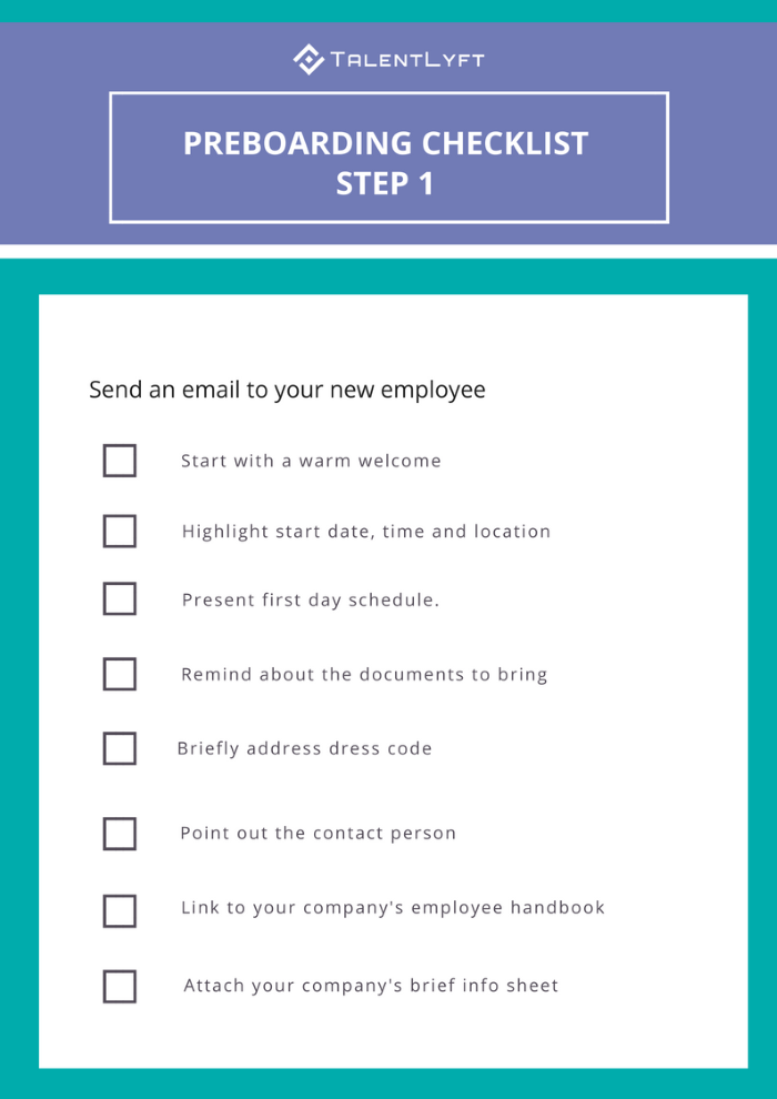 the ultimate onboarding checklist  talentlyft